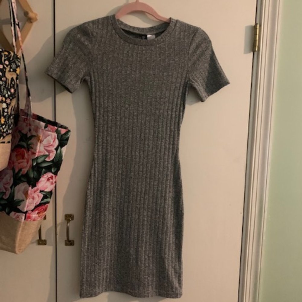 Gray Sweater Dress